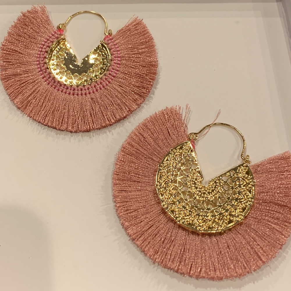 Women’s Fan Tassel Earrings